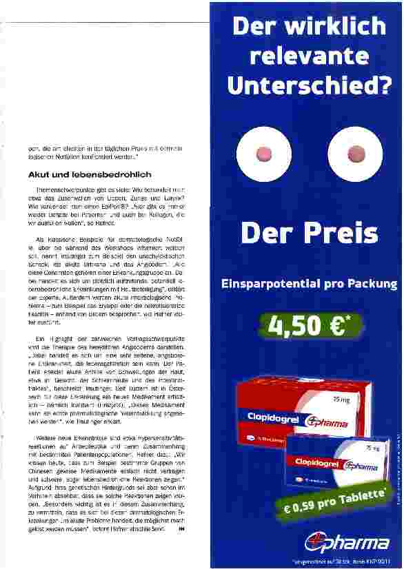 Vorschauseite 2: Dermatologische Notfälle von A bis Z