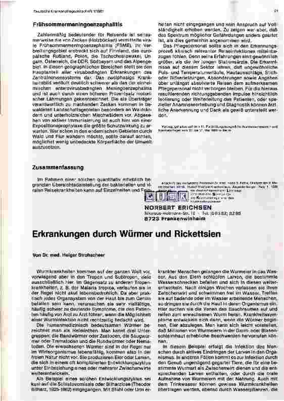 Vorschauseite 3: Hautund Infektionskrankheiten als Reiseandenken Bakterielle und virale Infektionszustände