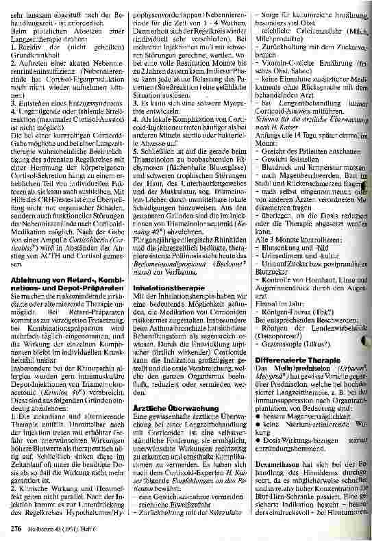 Vorschauseite 4: Coricoide und ihre Anwendung