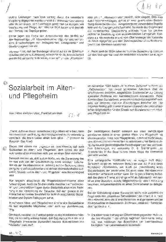 Vorschauseite 2: Mietverträge für Altenheime