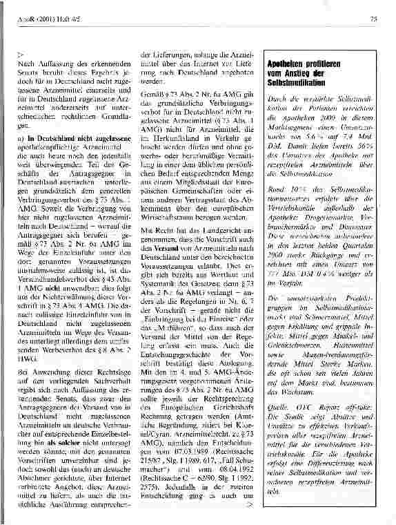 Vorschauseite 3: Internet-Apotheke