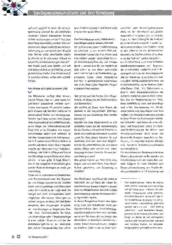 Vorschauseite 6: Von Organisationsstrukturen und ihrer Vernetzung zu einer vernetzten Kultur