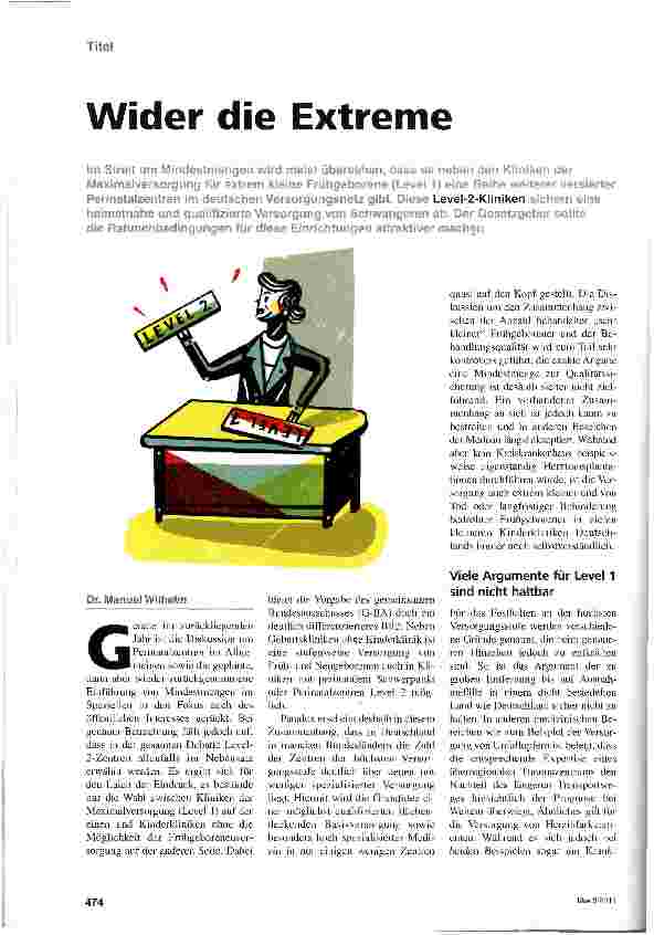 Vorschauseite 1: Wider die Extreme