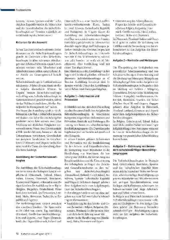 Vorschauseite 3: Wie machen es die anderen EU-Länder?