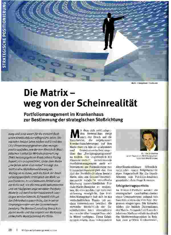 Vorschauseite 1: Die Matrix-weg von der Scheinrealität