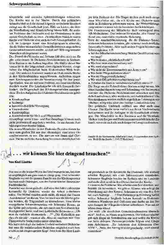 Vorschauseite 2: Erfahrungen beim Aufbau von Sozialstationen in den neuen Bundesländern Das Prinzip Versuch und Irrtum
