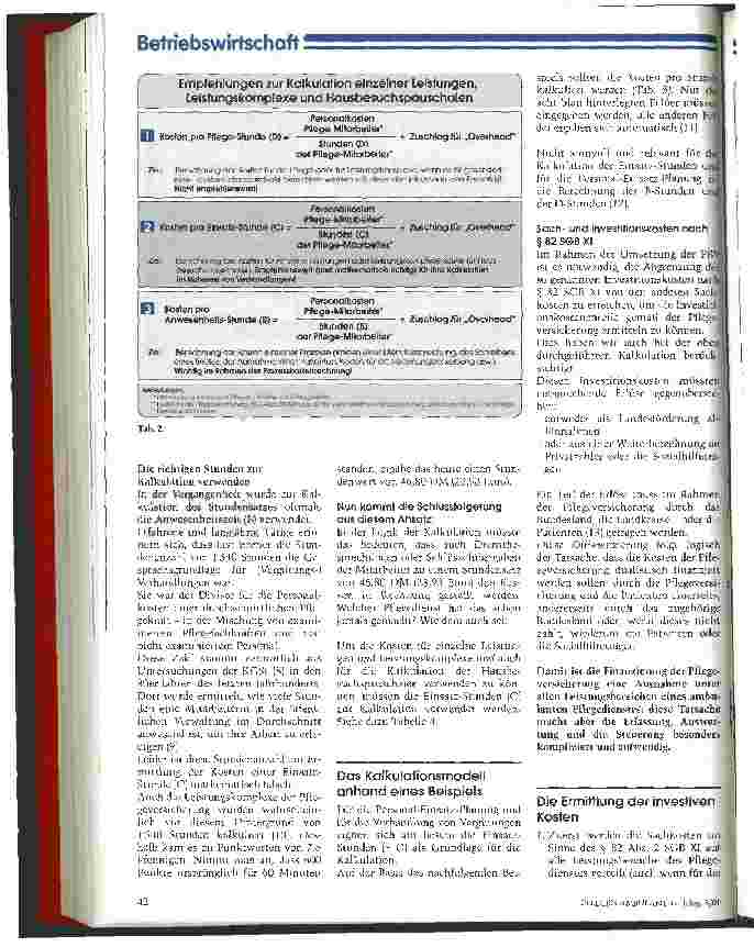 Vorschauseite 3: Den tatsächlichen Stundenkosten auf der Spur Kostenkalkulation