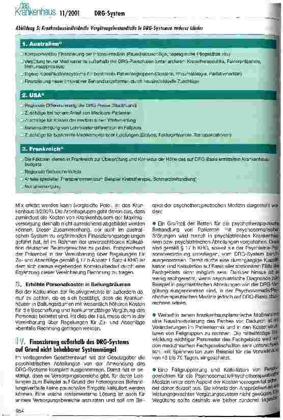 Vorschauseite 6: Krankenhausindividuelle Vergütung hilft Systemmängel heilen Vorschläge zur Sicherstellung eines funktionsfähigen DRG-basierten Vergütungssystems