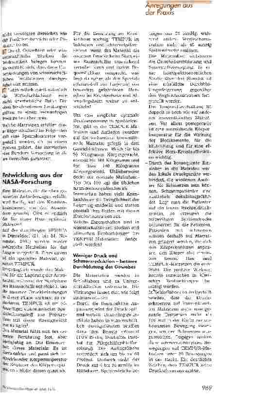 Vorschauseite 2: Wer bestimmt die Qualität? Lagern auf geeigneten Materialien, ein Erfahrungsbericht