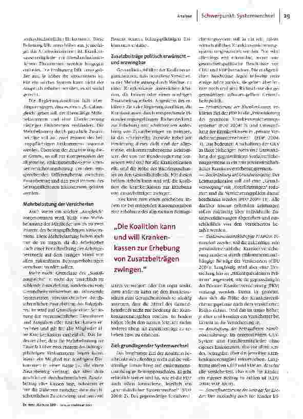 Vorschauseite 2: Gesundheitssystem im Umbruch