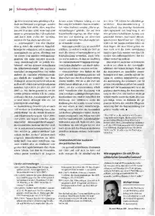 Vorschauseite 3: Gesundheitssystem im Umbruch
