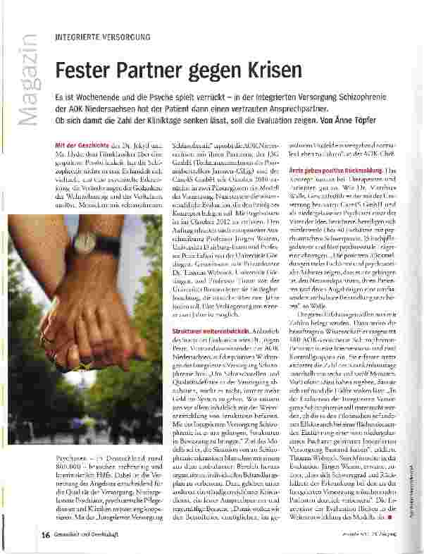 Vorschauseite 1: Fester Partner gegen Krisen