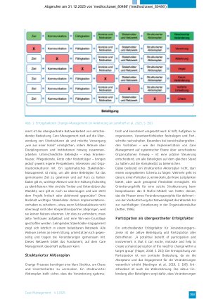 Vorschauseite 3: Change-Management als Schlüssel zur nachhaltigen Implementierung von Care Management