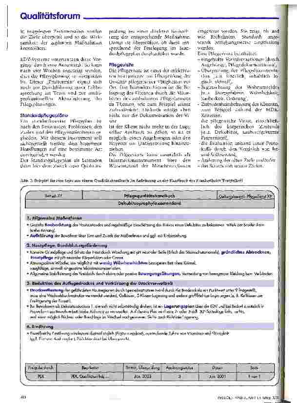Vorschauseite 3: Qualitätsmessung in ambulanten Pflegediensten Teil 2: Die Organisation als Grundlage der Qualitätsmessung