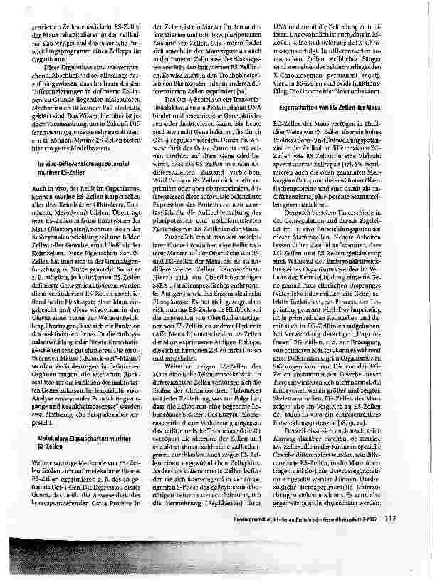 Vorschauseite 5: Embryonale Stammzellen der MausEigenschaften, Potenzial und Verwendung