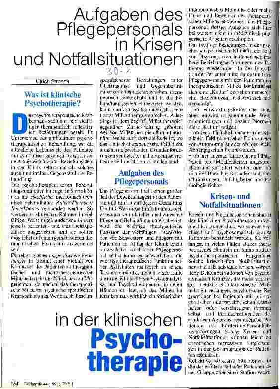 Vorschauseite 1: Aufgaben des Pflegepersonals in Krisen und Notfallsituationen