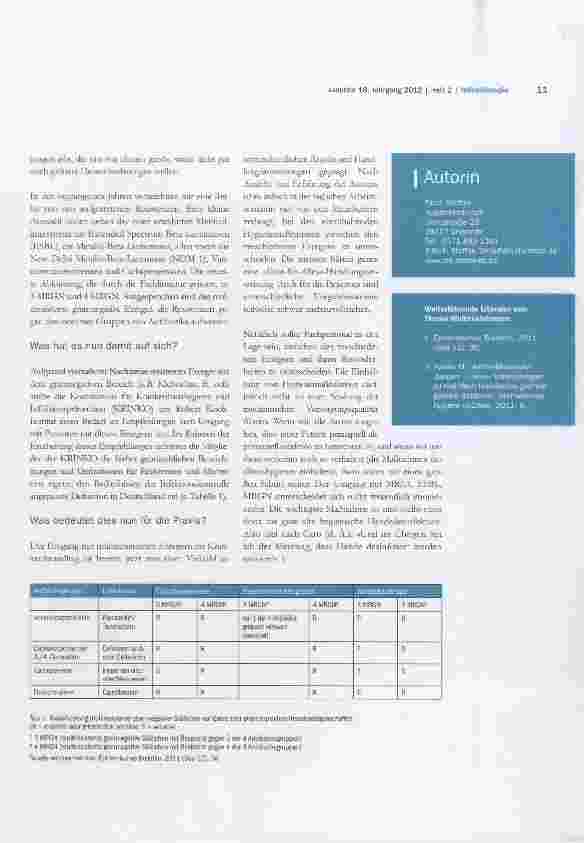 Vorschauseite 2: Alles multiresistent, oder was?