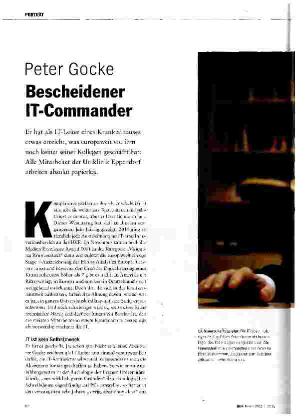 Vorschauseite 1: Bescheidener IT-Commander