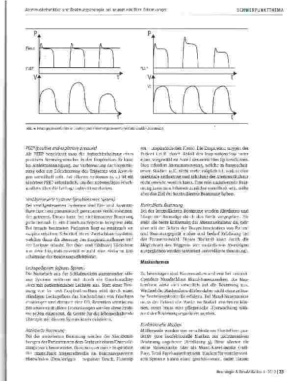 Vorschauseite 5: Atemmuskelfunktion und Beatmungstherapie bei neuromuskulären Erkrankungen