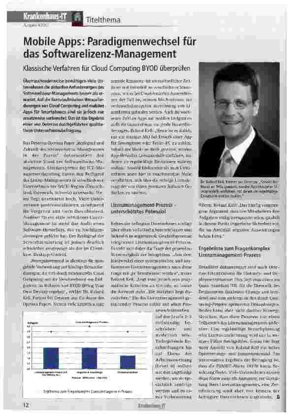 Vorschauseite 1: Mobile Apps: Paradigmenwechsel für das Softwarelizenz-Management