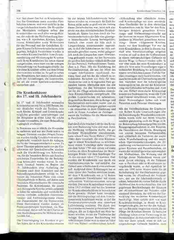 Vorschauseite 2: Großkrankenhäuser Vorläufer und Wandlungen der Konzepte