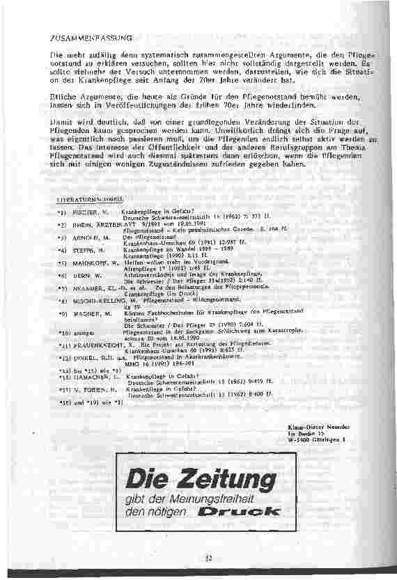 Vorschauseite 4: Gründe für den Pflegenotstand - Gestern und heute