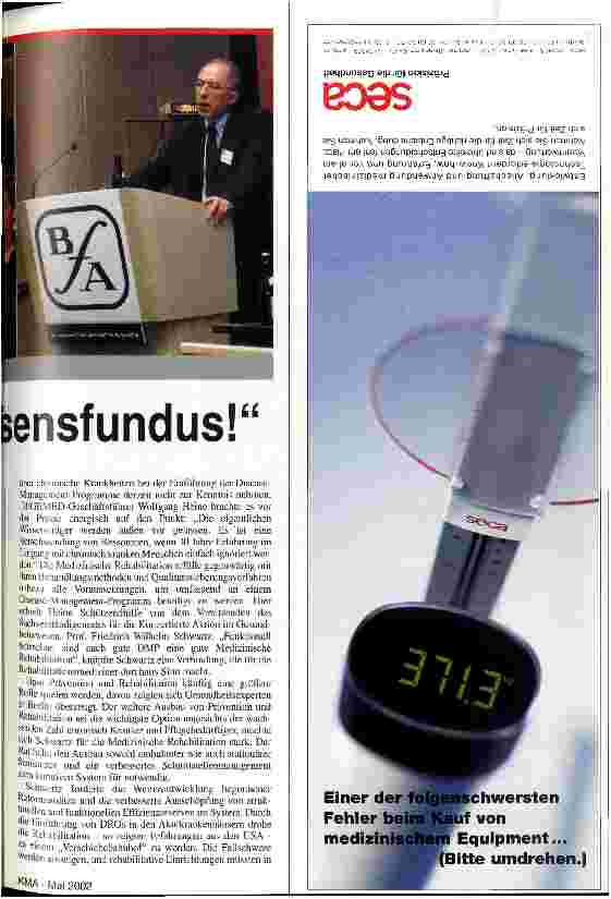 Vorschauseite 2: Ungenutzter Wissensfundus! Medizinische Rehabilitation