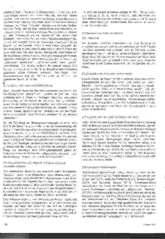 Vorschauseite 3: Zur sozialen Situation von Bewohnern in Altenheimen