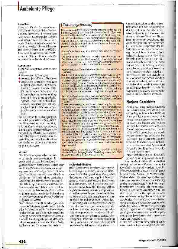 Vorschauseite 2: Rehabilitationschancen bewahren Teil I