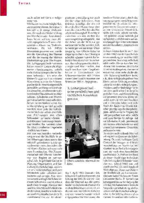 Vorschauseite 5: Chronik der Schwesternhochschule der Diakonie/Berlin Teil 1: Die Jahre von 1983 bis 1994