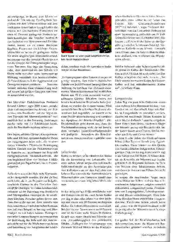 Vorschauseite 4: Speiseplan gegen Krebs