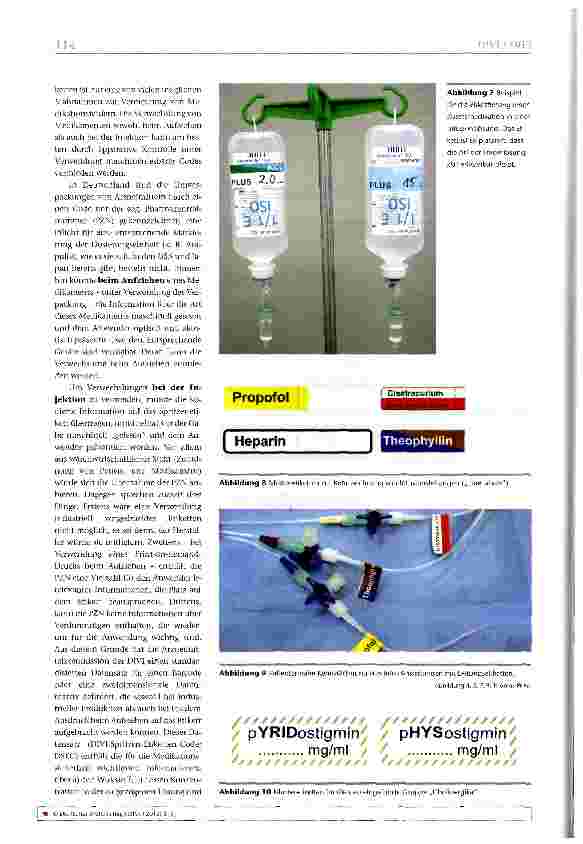 Vorschauseite 5: Empfehlung zur Kennzeichnung von Spritzen in der Intensivund Notfallmedizin 2012 - erste Überarbeitung des „DlVI-Standards