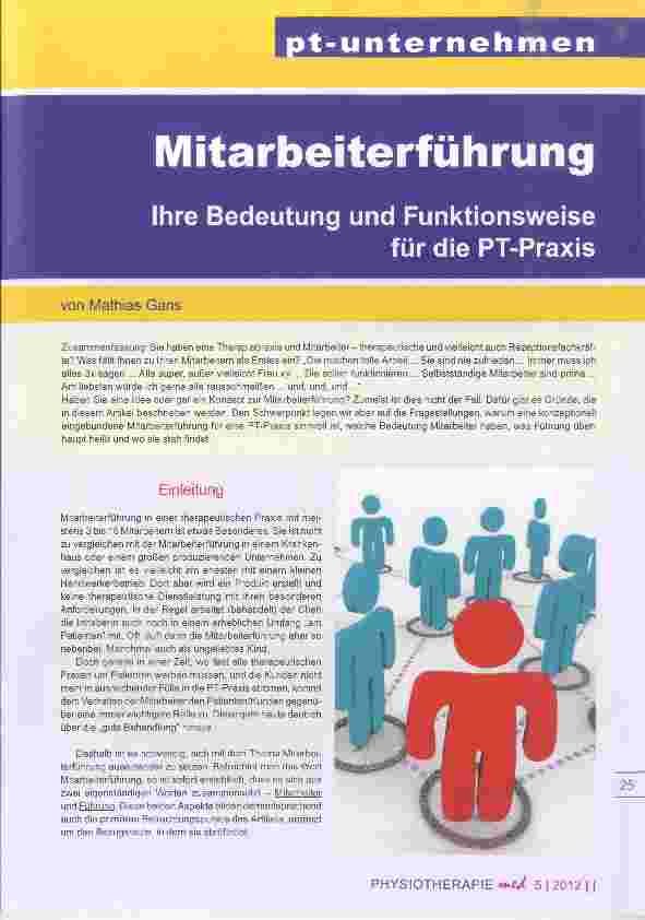 Vorschauseite 1: Mitarbeiterführung