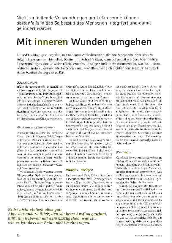 Vorschauseite 1: Mit inneren Wunden umgehen