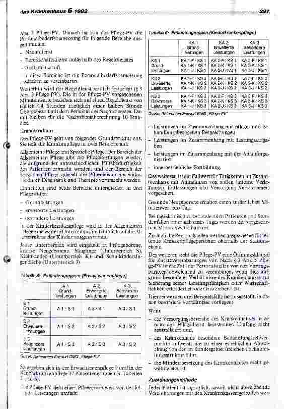 Vorschauseite 6: Pflege-Personalverordnung - PflPV - Referentenentwurf Neue Grundsätze und neue Maßstäbe