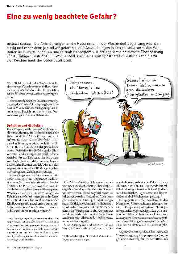 Vorschauseite 1: Eine zu wenig beachtete Gefahr?