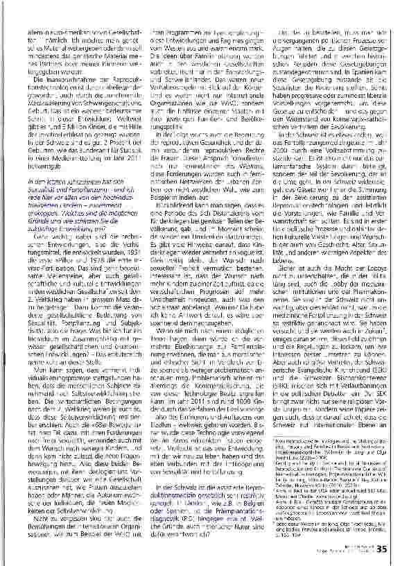Vorschauseite 3: Die Reproduktionstechnologien gewinnen an Bedeutung