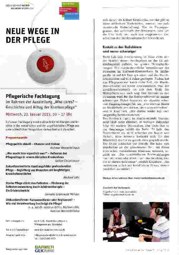 Vorschauseite 3: On Air für eine schnelle Genesung