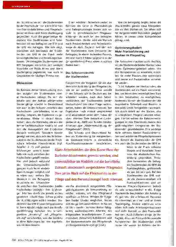 Vorschauseite 5: Erfahrungen und Selbstverständnis von Bachelorstudierenden in der Praxis