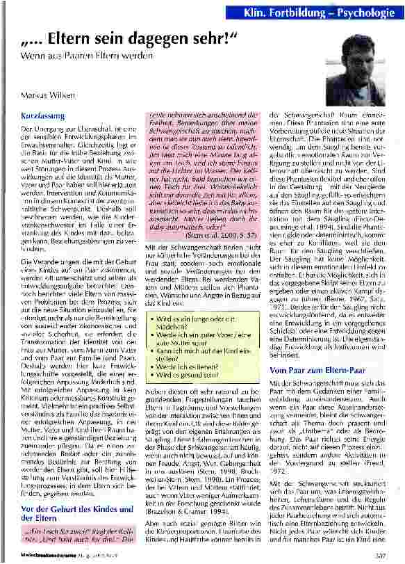 Vorschauseite 1: ... Eltern sein dagegen sehr!