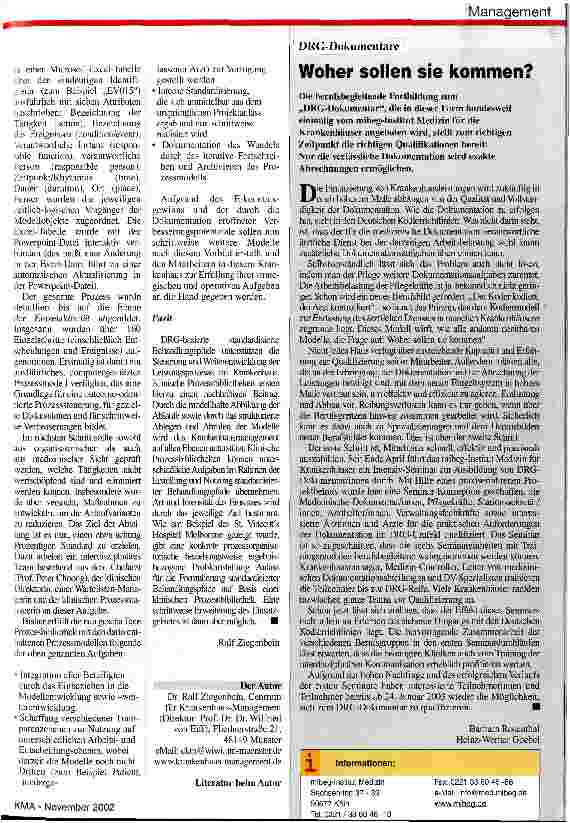 Vorschauseite 5: Instrumente für zielorientiertes Qualitätsmanagement DRG-basierte Behandlungspfade und klinische Prozessbibliotheken