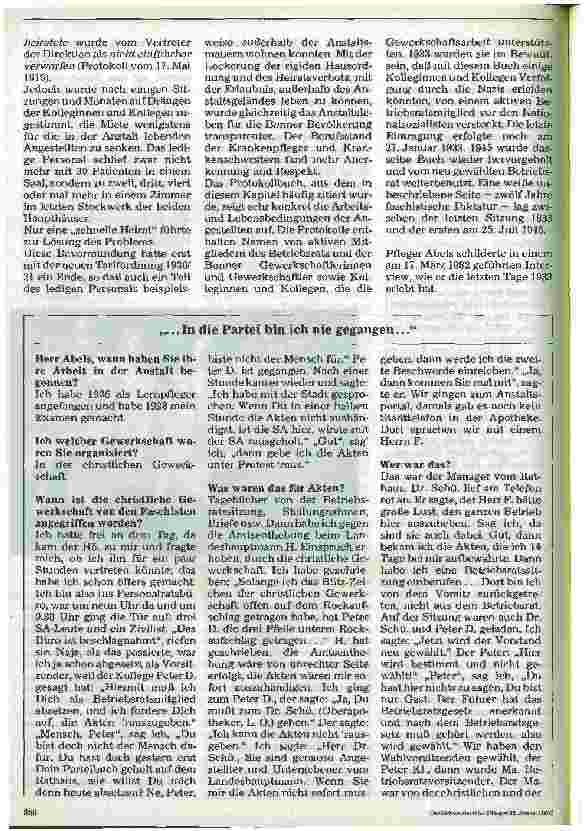 Vorschauseite 6: Freie Zeit gab es damals kaum - Leben und Arbeit der Irrenwärterinnen und -wärter in der Provinzial- Irrenanstalt Bonn 1882-1933
