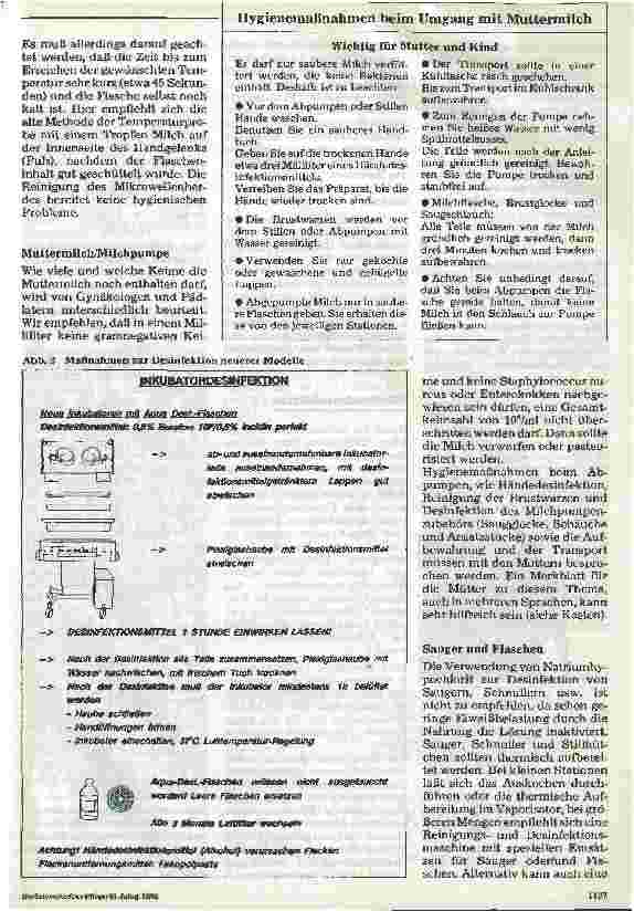 Vorschauseite 4: Sinnvolle Hygieneund Desinfektionsmaßnahmen in der Geburtshilfe