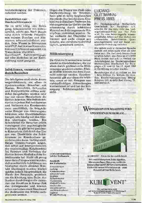 Vorschauseite 6: Sinnvolle Hygieneund Desinfektionsmaßnahmen in der Geburtshilfe