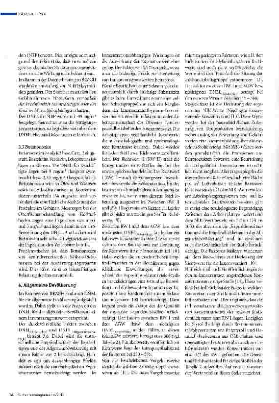 Vorschauseite 6: DNEL-Werte in der Praxis