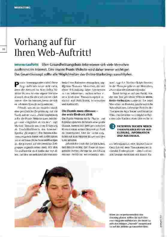Vorschauseite 1: Vorhang auf für Ihren Web-Auftritt!