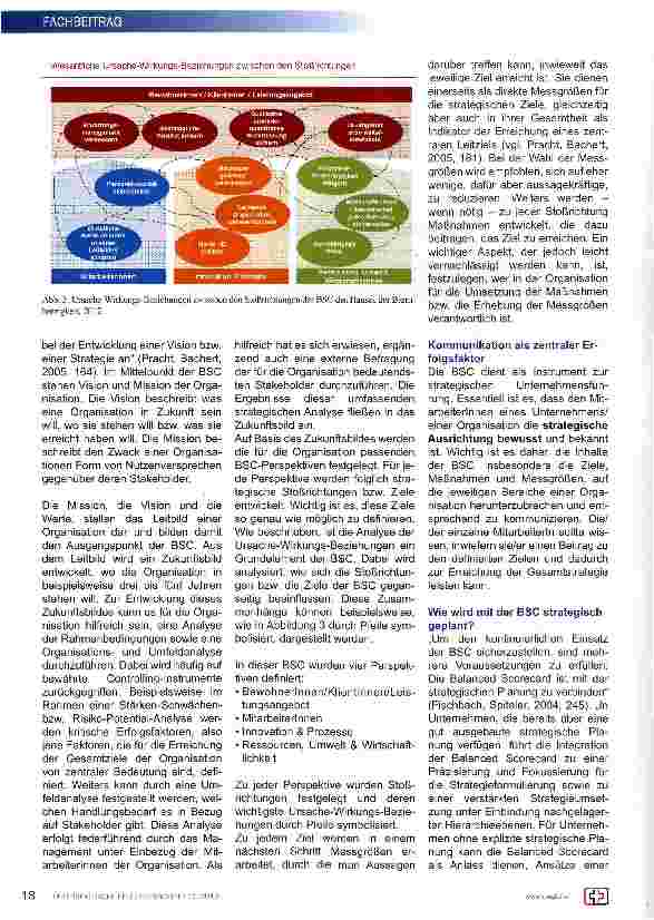 Vorschauseite 3: Pflegequalität & Wissenstransfer „Balanced Scorecard