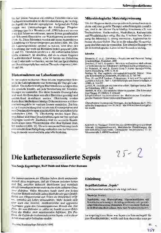 Vorschauseite 4: Pflege des septischen Patienten