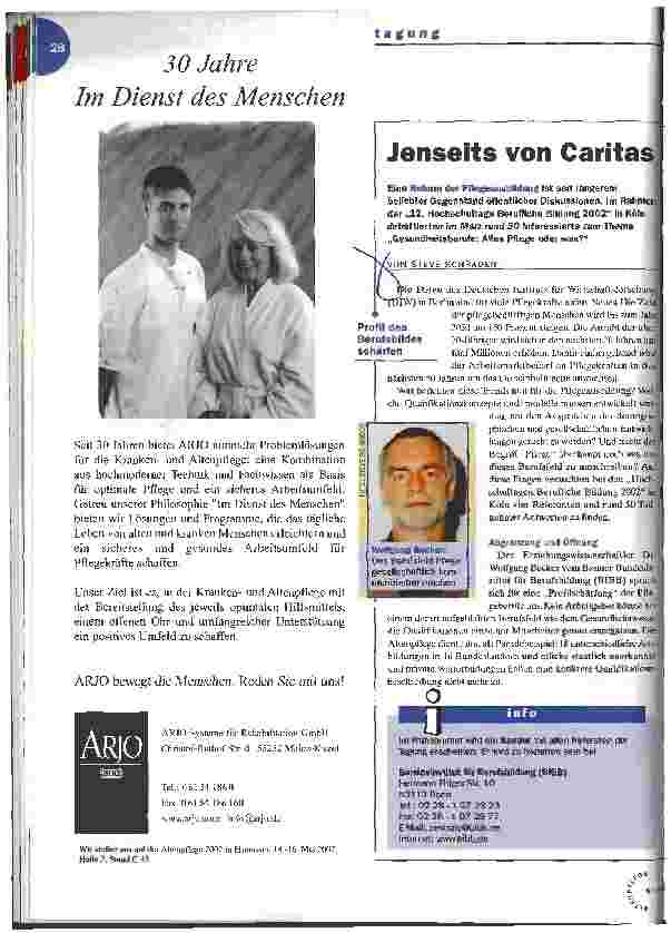 Vorschauseite 1: Jenseits von Caritas