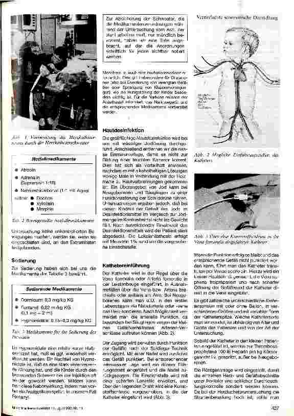 Vorschauseite 2: Die Herzkatheteruntersuchung bei Kindern